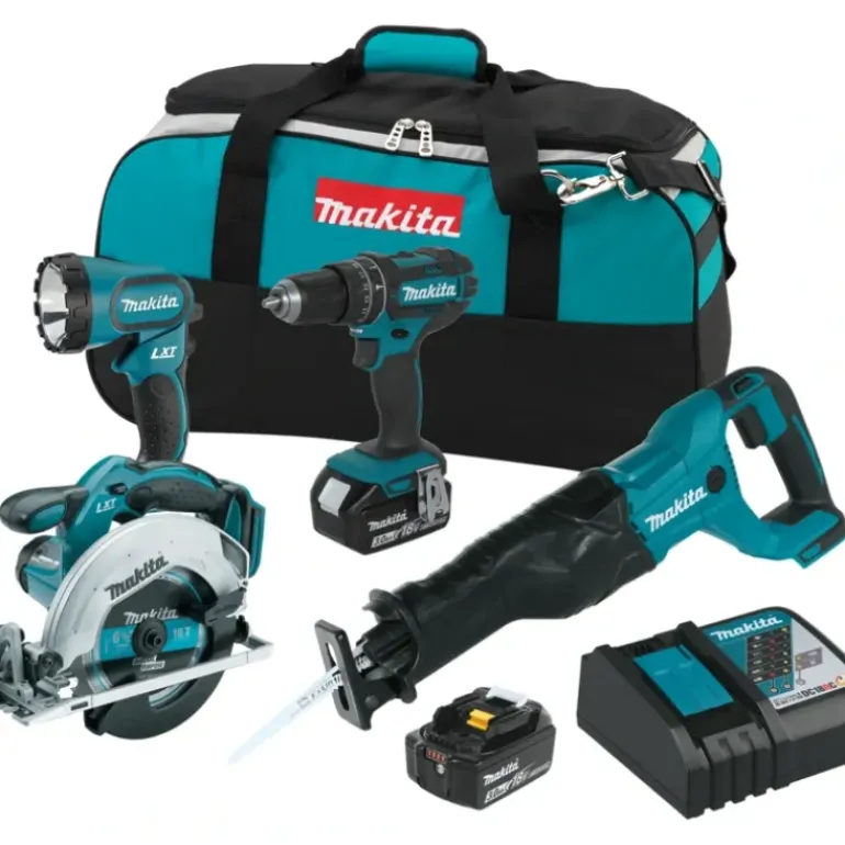Makita XT442 18V LXT® Lithium‘Ion Cordless 4‘Pc. Combo Kit (3.0Ah) - One-stop shop for professional tools and equipment.