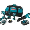Makita XT704 18V LXT® Lithium‘Ion Cordless 7‘Pc. Combo Kit (3.0Ah) - One-stop shop for professional tools and equipment.