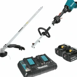 Makita XUX01M5PT 36V (18V X2) LXT® Brushless Couple Shaft Power Head Kit with String Trimmer Attachment (5.0Ah) - One-stop shop for professional tools and equipment.