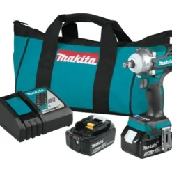 Makita XWT14T 18V LXT® Lithium‘Ion Brushless Cordless 4‘Speed 1/2& Sq. Drive Impact Wrench Kit w/ Friction Ring Anvil (5.0Ah) - One-stop shop for professional tools and equipment.