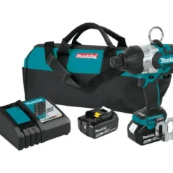 Makita XWT09T 18V LXT® Lithium‘Ion Brushless Cordless High‘Torque 7/16& Hex Impact Wrench Kit (5.0Ah) - One-stop shop for professional tools and equipment.