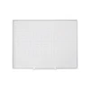 MasterVision MA2747830 1&X1& Grided Magnetic Steel Planner Board - One-stop shop for professional tools and equipment.