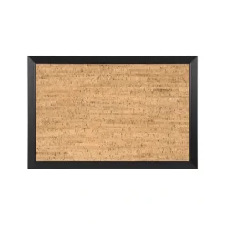 MasterVision SF0422581012 Black Kamashi Natural Cork Bulletin Wood Framed Board - One-stop shop for professional tools and equipment.