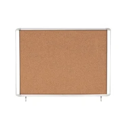 MasterVision VT340601760 Weather Resistant Outdoor Cork Single Top Hinged Door Enclosed Bulletin Board - One-stop shop for professional tools and equipment.