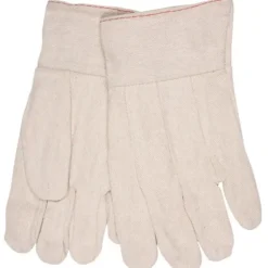 MCR Safety 8200B Canvas Work Gloves Clute Pattern with Band Top Cotton Polyester Blend Straight Thumb (1 DZ) - One-stop shop for professional tools and equipment.