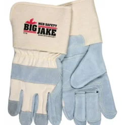 MCR Safety 1716 Big Jake® Premium A+ Grade Side Leather Leather Palm Work Gloves 4.5 Inch Extended Gauntlet Cuff Sewn with DuPont™ Kevlar® (1 DZ) - One-stop shop for professional tools and equipment.