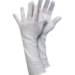 MCR Safety 8614C Long White Inspectors Gloves Reversible and Unhemmed 100% Cotton Lisle 14 Inch Length Straight Thumb (1 DZ) - One-stop shop for professional tools and equipment.