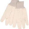 MCR Safety 8100C Premium Canvas Work Gloves Clute Pattern with Knit Wrist 100% Cotton Canvas Straight Thumb (1 DZ) - One-stop shop for professional tools and equipment.