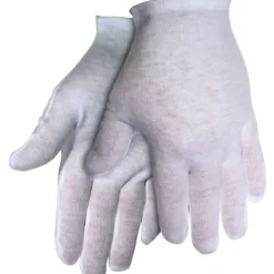 MCR Safety 8621C White Inspectors Gloves Reversible and Hemmed 100% Cotton Lisle Straight Thumb Medium Weight, Small (1 DZ) - One-stop shop for professional tools and equipment.