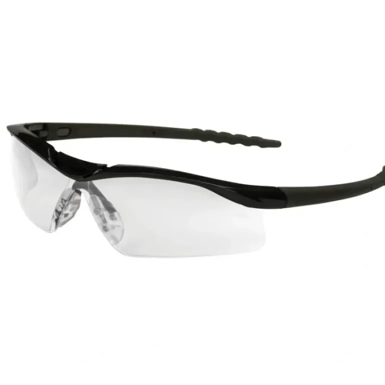 MCR Safety DL110 DL1 Series Safety Glasses with Clear Lens Soft Clear TPR Nose Piece (1 Pair) - One-stop shop for professional tools and equipment.