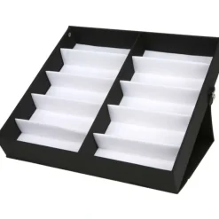 MCR Safety ESC10 Black Eyewear Display Case Holds 10 Pair Average Size Safety Glasses Perfect for Show Displays and Sales Travel (1 EA) - One-stop shop for professional tools and equipment.