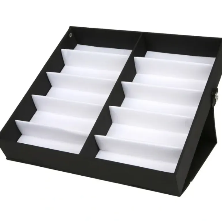 MCR Safety ESC10 Black Eyewear Display Case Holds 10 Pair Average Size Safety Glasses Perfect for Show Displays and Sales Travel (1 EA) - One-stop shop for professional tools and equipment.