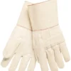 MCR Safety 9124G Hot Mill Work Gloves 24 Ounce Regular Weight Fabric 4.5 Inch Plasticized Gauntlet Cuff Knuckle Strap (1 DZ) - One-stop shop for professional tools and equipment.