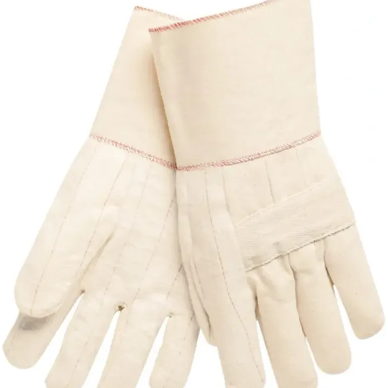 MCR Safety 9124G Hot Mill Work Gloves 24 Ounce Regular Weight Fabric 4.5 Inch Plasticized Gauntlet Cuff Knuckle Strap (1 DZ) - One-stop shop for professional tools and equipment.