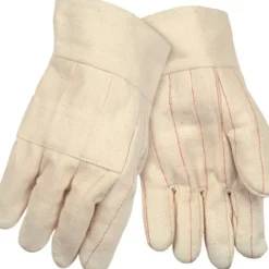 MCR Safety 9124KI Hot Mill Work Gloves 24-Ounce Cotton Fabric, Nap-In 2.5-Inch Band Top and Knuckle Strap Recycled Liner Regular Weight (1 DZ) - One-stop shop for professional tools and equipment.