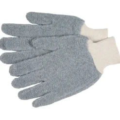 MCR Safety 9423KM Terrycloth Work Gloves Gray 18 Ounce Regular Weight Seamless and Reversible Loop Out Fabric with Knit Wrist (1 DZ) - One-stop shop for professional tools and equipment.