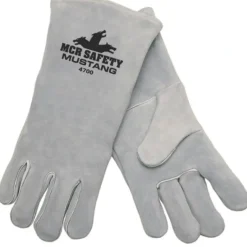 MCR Safety 4700 MCR Safety Mustang™ Leather Welding Work Gloves Premium Select Side Leather Full Sock Lining (1 DZ) - One-stop shop for professional tools and equipment.
