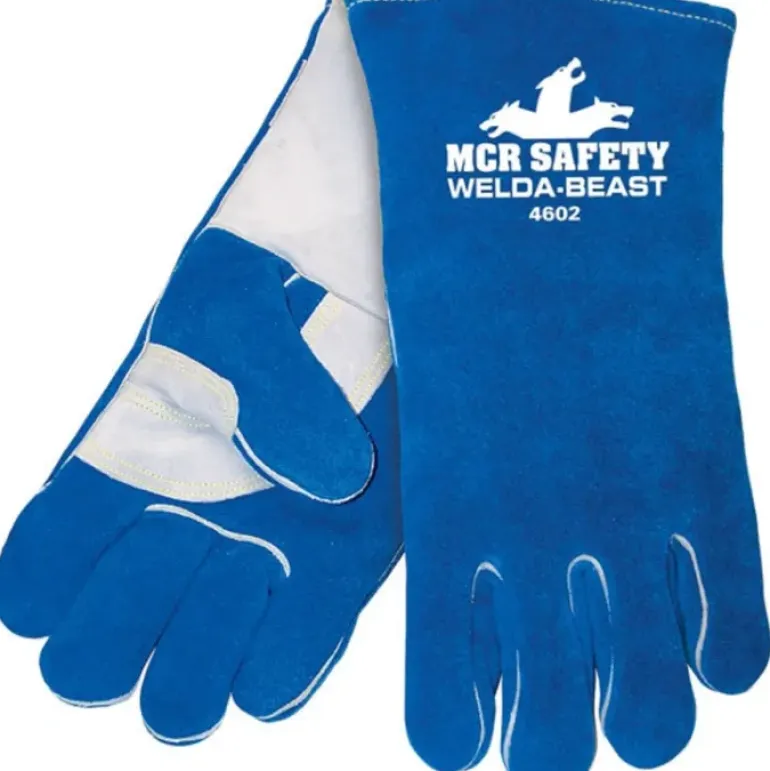 MCR Safety 4602 MCR Safety Welda-Beast Leather Welding Work Gloves Foam Lined Select Side Split Leather Reinforced Wing Thumb (1 DZ) - One-stop shop for professional tools and equipment.