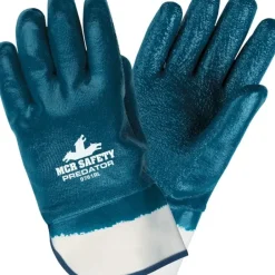 MCR Safety 9761R Predator® Series Fully Rough Nitrile Coated Work Gloves Safety Cuff and Jersey Lined Treated with ActiFresh® (1 DZ) - One-stop shop for professional tools and equipment.