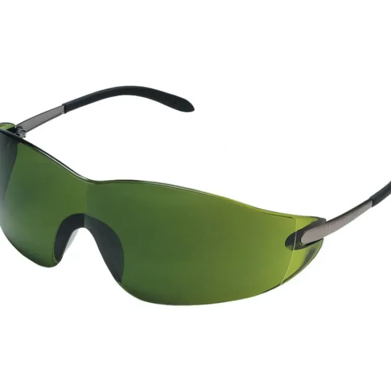 MCR Safety S21130 S21 Series Green 3.0 Filter Lens Metal Temples Non-Slip TPR temple material (1 Pair) - One-stop shop for professional tools and equipment.