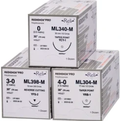 Myco Medical ML340-M - REDIDIOX® PRO Absorbable Monofilament, PDO Synthetic Suture, Size 0, Length 30&, 36 mm 1/2 Circle Taper Point Needle - UOM 12/BX - One-stop shop for professional tools and equipment.