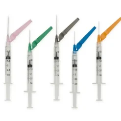 Myco Medical SHN22G151-S5ML - RELI® Safety Hypodermic Needle with Pre-attached Luer Lock Syringe, Sterile, 22G x 1.5& Needle, 5 mL Syringe - UOM 100/BX - One-stop shop for professional tools and equipment.