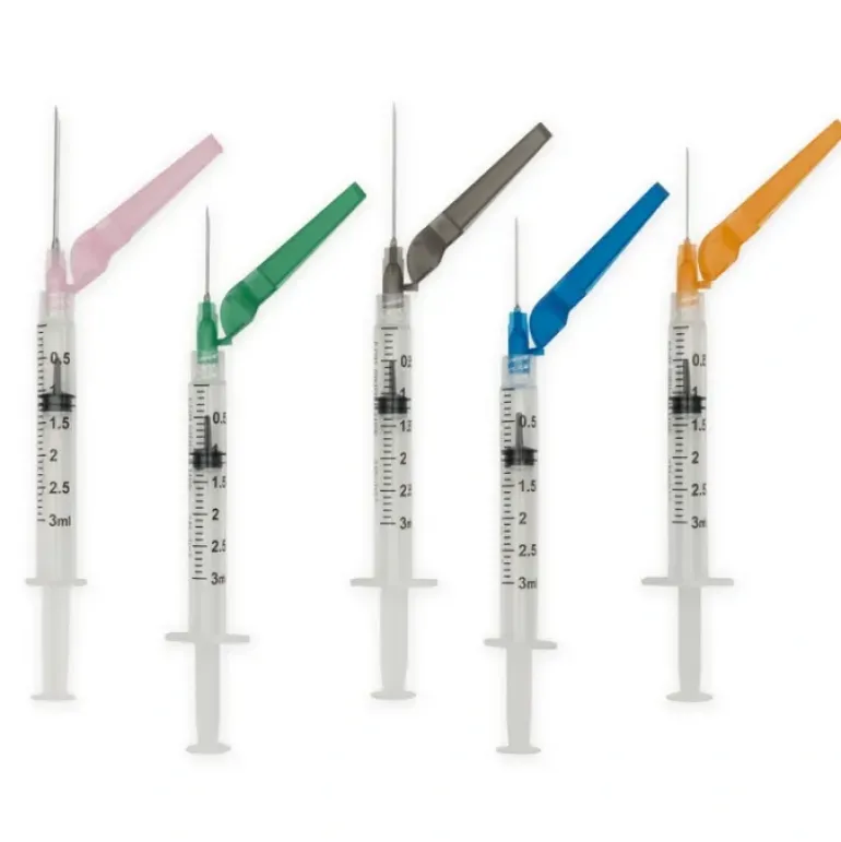 Myco Medical SHN20G101-S5ML - RELI® Safety Hypodermic Needle with Pre-attached Luer Lock Syringe, Sterile, 20G x 1& Needle, 5 mL Syringe - UOM 100/BX - One-stop shop for professional tools and equipment.