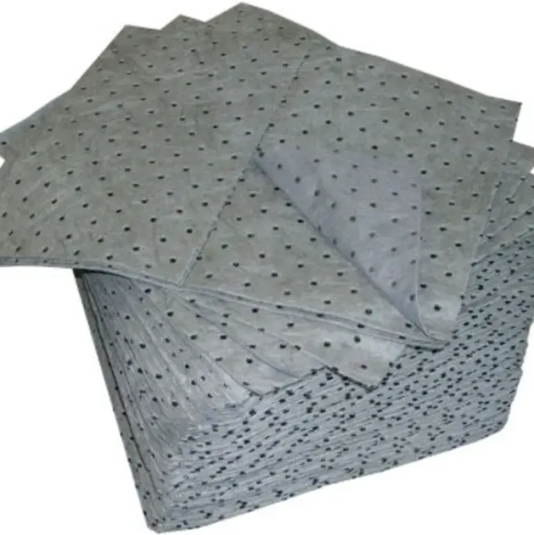 Oil Dri L90902 15& x 19& L90902 Gray Universal Bonded Heavy Weight Perforated Sorbent Pad - One-stop shop for professional tools and equipment.