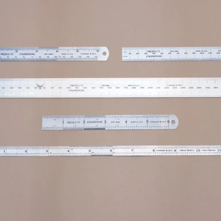 PEC Tools 678-012 12″ E/M Rigid Round End Rule - One-stop shop for professional tools and equipment.