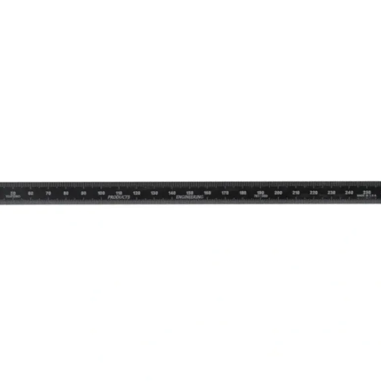 PEC Tools 751-300EZ 300mm Flexible Black Chrome Rule 751-300EZ) - One-stop shop for professional tools and equipment.