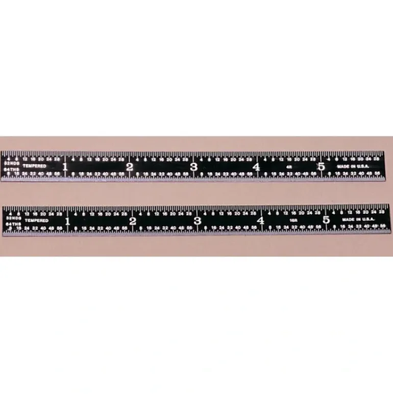 PEC Tools 501-006EZ 6″ 5R Flexible Black Chrome Rule - One-stop shop for professional tools and equipment.