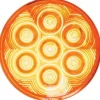 Peterson 826A-7 Led Turn Signal, Front & Rear, Round, Grommet-Mount, 4″, Amber, Poly Bag - One-stop shop for professional tools and equipment.
