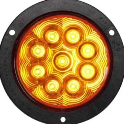Peterson 1218A-9 Led Turn Signal, Round, Ece, Amp, Flange-Mount 4″, Multi-Volt, Amber, Poly Bag - One-stop shop for professional tools and equipment.