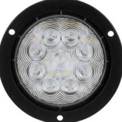 Peterson 818C-9 Led Back-Up Light, Round, Amp Housing Flange-Mount 4″, White, Poly Bag - One-stop shop for professional tools and equipment.