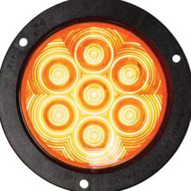 Peterson 4731FA Led Front & Rear Turn Signal, Round, Flange W/O Low Function Light, 4″, Bulk Pack - One-stop shop for professional tools and equipment.