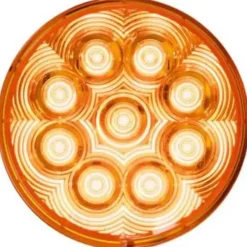 Peterson 817KA-9 Led Front & Rear Turn Signal, Round, Amp, Grommet-Mount Kit 4″ Multi-Volt, Amber, Poly Bag - One-stop shop for professional tools and equipment.