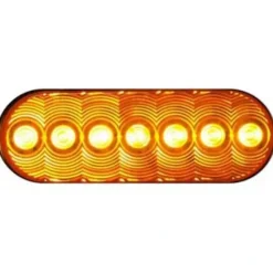 Peterson 820KA-7 Led Turn Signal, Front & Rear Oval, Amp, Grommet-Mount Kit 6.5″X2.25″, Amber, Poly Bag - One-stop shop for professional tools and equipment.