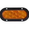 Peterson 823KA-10 Led Turn Signal, Front & Rear Oval, Amp, Flange-Mount Kit 7.88″X3.63″ Multi-Volt, Amber, Poly Bag - One-stop shop for professional tools and equipment.