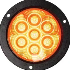 Peterson M818A-7 Led Turn Signal, Front & Rear, Round, Amp, Flange-Mount 4″, Amber, Bulk Pack - One-stop shop for professional tools and equipment.