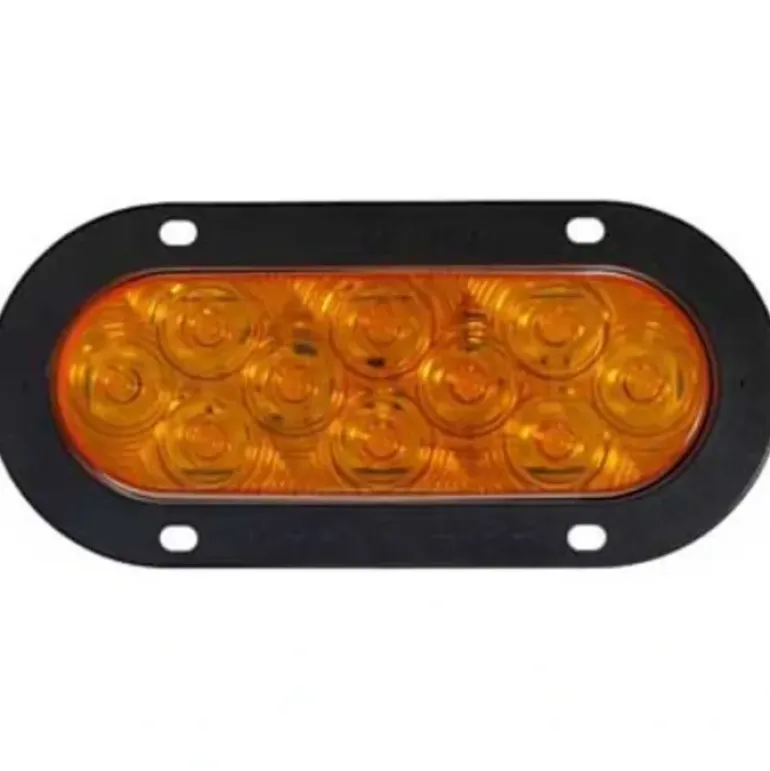 Peterson M823A-10 Led Turn Signal, Front & Rear Oval, Amp, Flange-Mount 7.88″X3.63″ Multi-Volt, Amber, Bulk Pack - One-stop shop for professional tools and equipment.