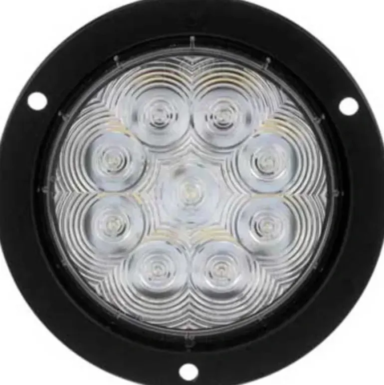 Peterson M824C-9 Led Back-Up Light, Round, Flange-Mount 4″, Multi-Volt, White, Bulk Pack - One-stop shop for professional tools and equipment.