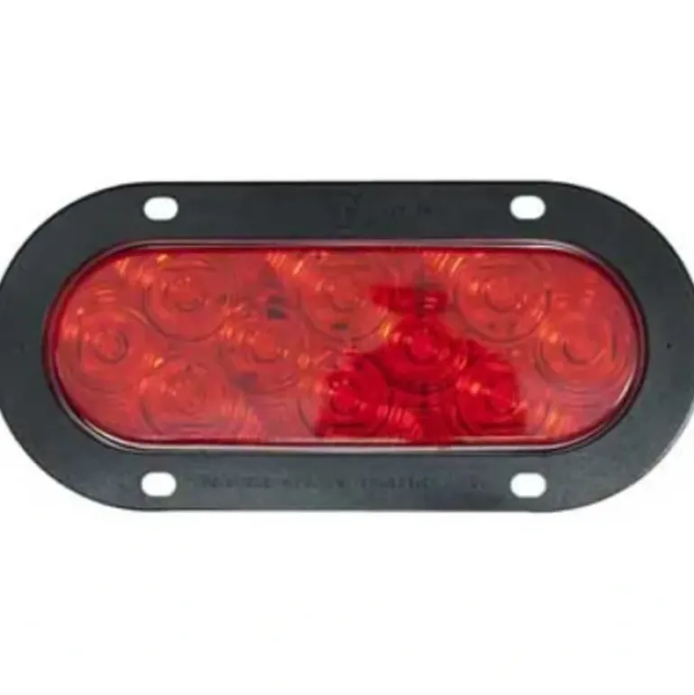 Peterson M822R-10 Led Stop/Turn/Tail, Oval, Flange-Mount 7.88″X3.63″, Multi-Volt, Red, Bulk Pack - One-stop shop for professional tools and equipment.