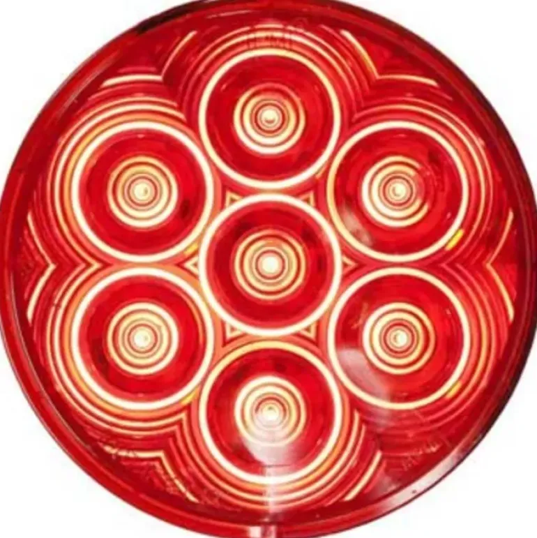 Peterson M826R-7 Led Stop/Turn/Tail, Round, Grommet-Mount, 4″, Red, Bulk Pack - One-stop shop for professional tools and equipment.