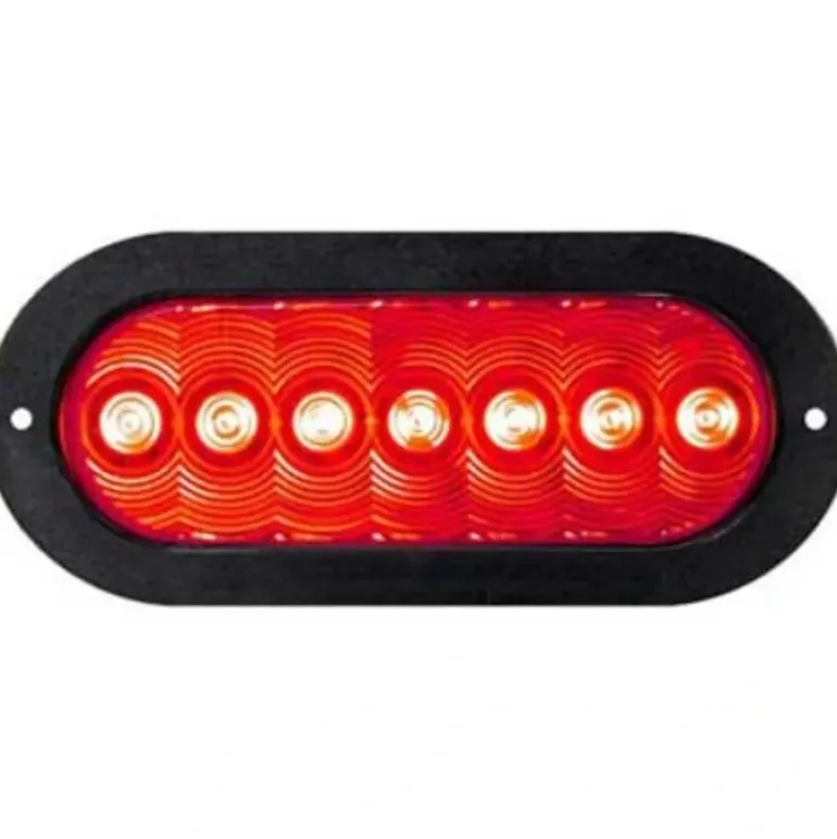 Peterson M823RTL-7 Led Stop/Turn/Tail, Oval, Amp, Narrow Flange-Mount 7.88″X3.31″, Red, Bulk Pack - One-stop shop for professional tools and equipment.