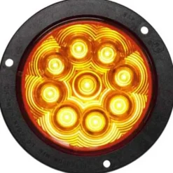 Peterson M818SA-9 Led Strobe Light, Round, Amp, Flange-Mount Sae Class 1 4″, Multi-Volt, Amber, Bulk Pack - One-stop shop for professional tools and equipment.