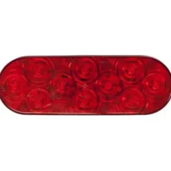 Peterson M820SR-10 Led Strobe Light, Oval, Amp, Grommet-Mount Class 1 6.5″X2.25″, Red, Bulk Pack - One-stop shop for professional tools and equipment.