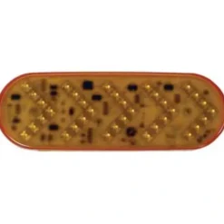 Peterson 820QA Led Mid-Turn/ Side Marker, Oval, Sequential Amp Housing Grommet-Mount, 6.5″X2.25″, Amber, Clear Lens, Poly Bag - One-stop shop for professional tools and equipment.