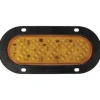 Peterson 823QA Led Mid-Turn/ Side Marker, Oval, Sequential Amp Housing Flange-Mount, 6.5″X2.25″, Amber, Clear Lens, Poly Bag - One-stop shop for professional tools and equipment.