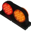 Peterson 318R-AMP Led Stop/Turn/Tail & Warning Light Round, Hardshell Connector Curbside 10.93″X5.42″, Red + Amber, Bulk Pack - One-stop shop for professional tools and equipment.