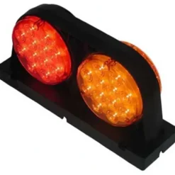 Peterson 318R-AMP Led Stop/Turn/Tail & Warning Light Round, Hardshell Connector Curbside 10.93″X5.42″, Red + Amber, Bulk Pack - One-stop shop for professional tools and equipment.